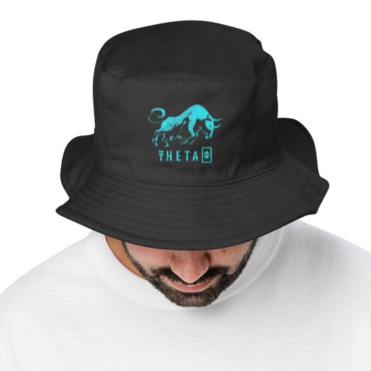 Discover THETA Crypto BULLRUN Blockchain Token Bucket Hats
