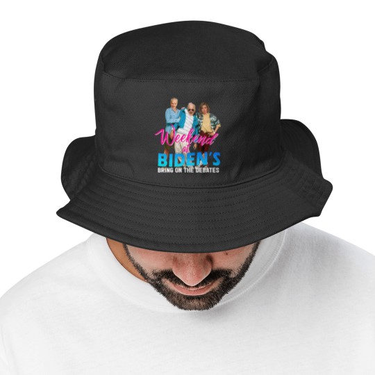 Discover Biden at Weekend Biden at Weekend Abolish Malarkey Abolish Malarkey Bucket Hats