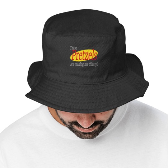 Discover these pretzels are making me thirsty Bucket Hats