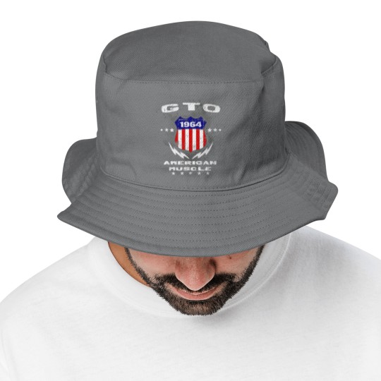 Discover 1964 GTO American Muscle v3 Bucket Hats