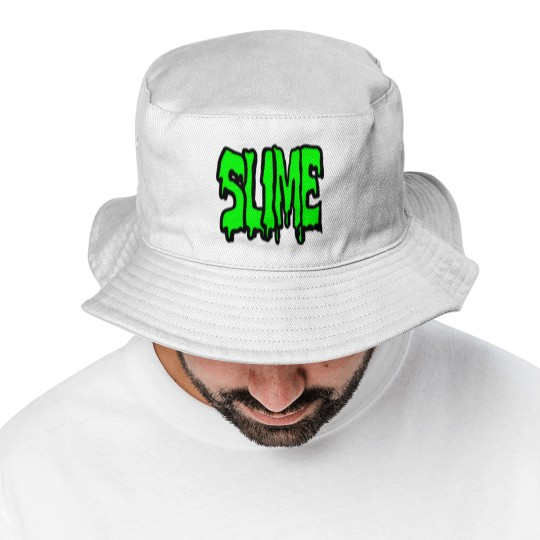 Discover Slime, nothing but pure disgusting slime Bucket Hats