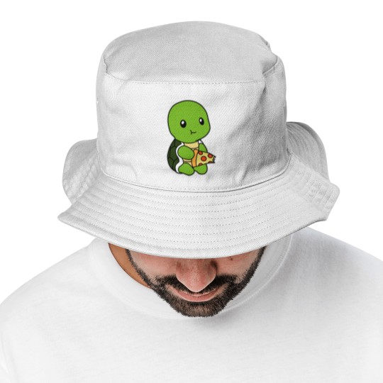 Discover Turtle pizza Bucket Hats