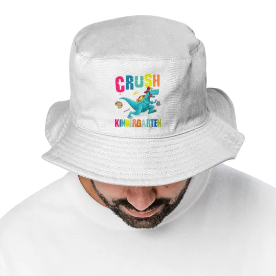 Discover I'm Ready To Crush Kindergarten Dinosaur Back To School Bucket Hats