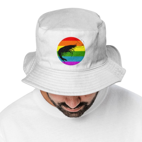 Discover Rainbow Shrimp Bucket Hats