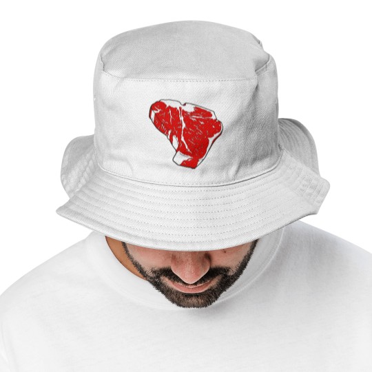 Discover T-Bone Steak Bucket Hats
