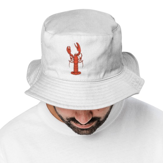 Discover Just a Girl Who Loves Lobsters Lobster Seafood Bucket Hats