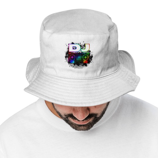 Discover Dj Music Lover Music Player Sound Cool Funny Gift Bucket Hats