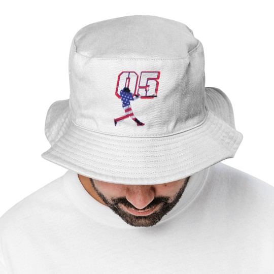 Discover Freddie Freeman Flag Silhouette Gameday Premium Bucket Hats