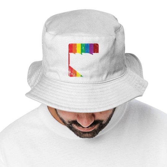 Discover LGBT Pride Rainbow Cool Statement Gift Bucket Hats