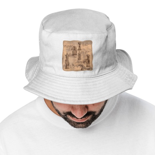 Discover Fantasy Chessmen - Chess - Bucket Hats