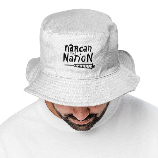 Discover Narcan the Nation (Black Letter) - Harm Reduction - Bucket Hats