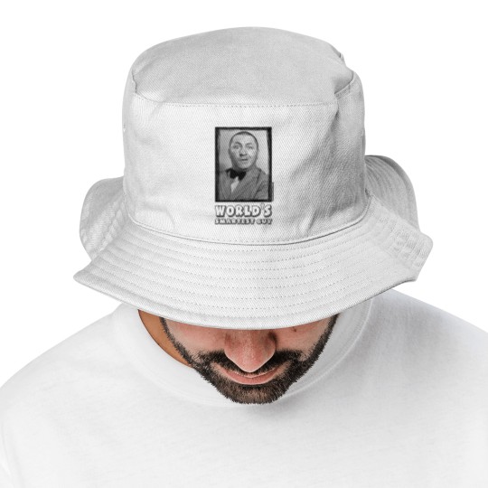 Discover The Three Stooges Curly, World's Smartest Guy Bucket Hats