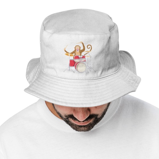 Discover Monkey Playing Drums Drummer Band The Animal Bucket Hats