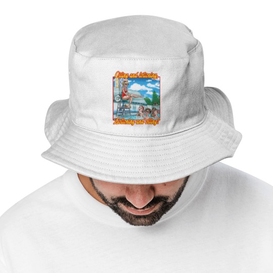 Discover Oiling and Lotioning - TEXT - The Sandlot - Bucket Hats
