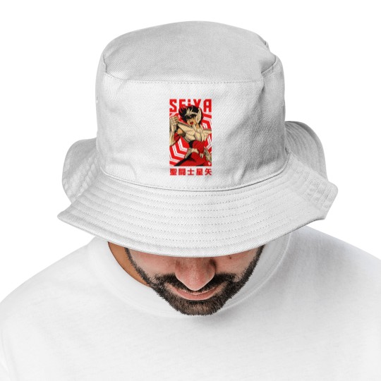 Discover Pegasus Seiya == Saint Seiya == Vintage Anime Design - Seiya - Bucket Hats