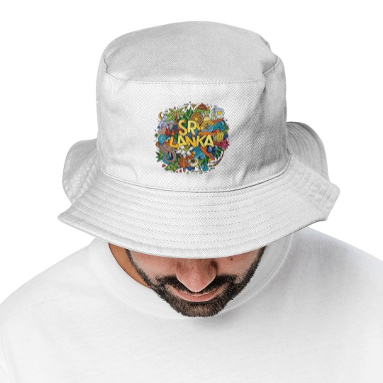 Discover Sri Lanka Ceylon Culture Elements Bucket Hats