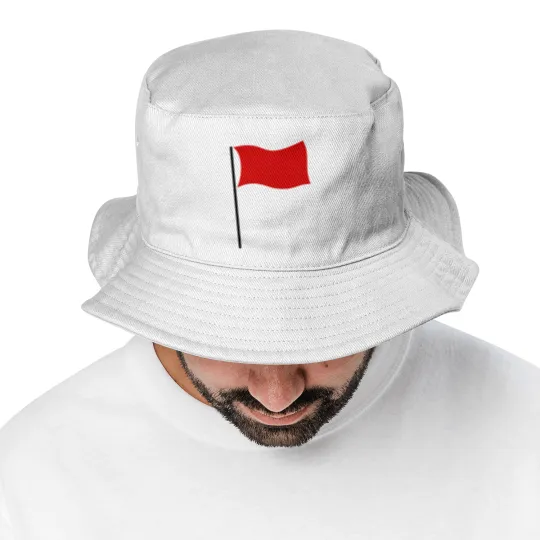 Discover red flag Bucket Hats