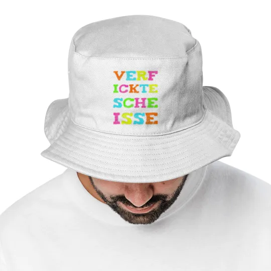 Discover Fucking shit Funny curse saying Bucket Hats