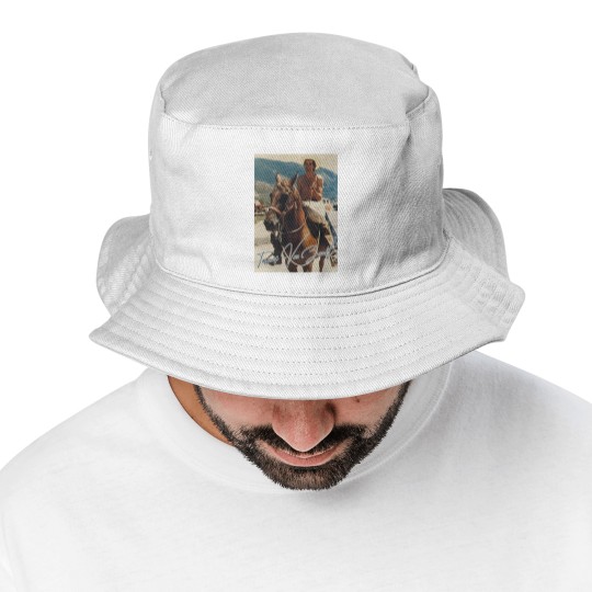 Discover Townes Van Zandt - Retro On Horse Fan Art - Townes Van Zandt - Bucket Hats
