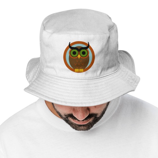 Discover 70s Style Owl - 70s - Bucket Hats