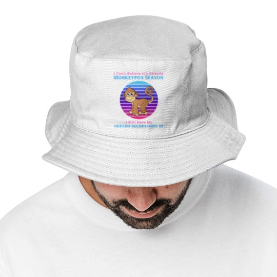 Discover Funny Political Monkeypox Bucket Hats