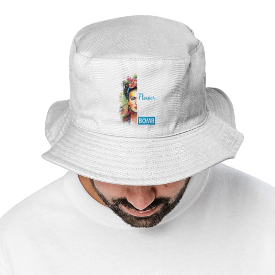 Discover Not Fragile Like A Flower, Fragile Like A Bomb With Frida Kahlo Picture Gift For Fans And Lovers - Frida Kahlo - Bucket Hats
