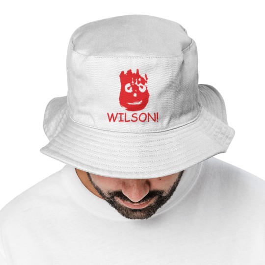 Discover WILSON FUNNY RETRO MOVIE CASTAWAY FILM CLASSIC Bucket Hats