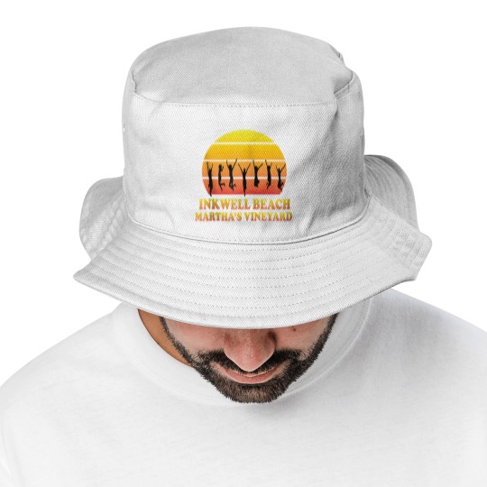 Discover Inkwell Beach Oak Bluffs Martha s Vineyard MA Vint Bucket Hats