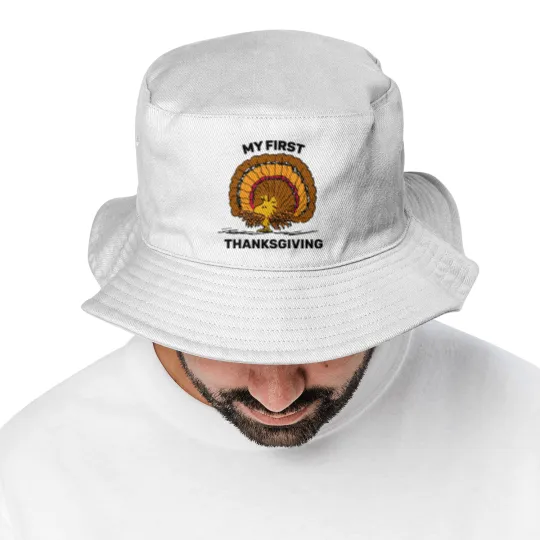 Discover Peanuts | Woodstock Turkey -My 1st Thanksgiving Bucket Hats