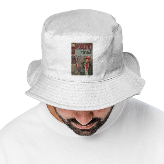 Discover Jay-z and Biggie - Brooklyns Finest Comic Book Art Bucket Hats