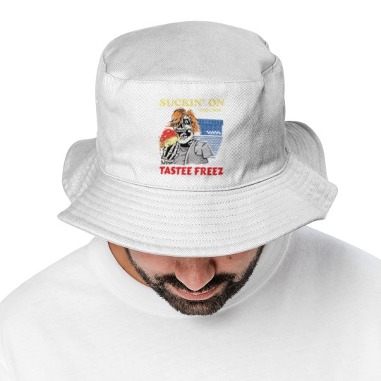 Discover Suckin’ on chili dog outside the tastee freez Bucket Hats