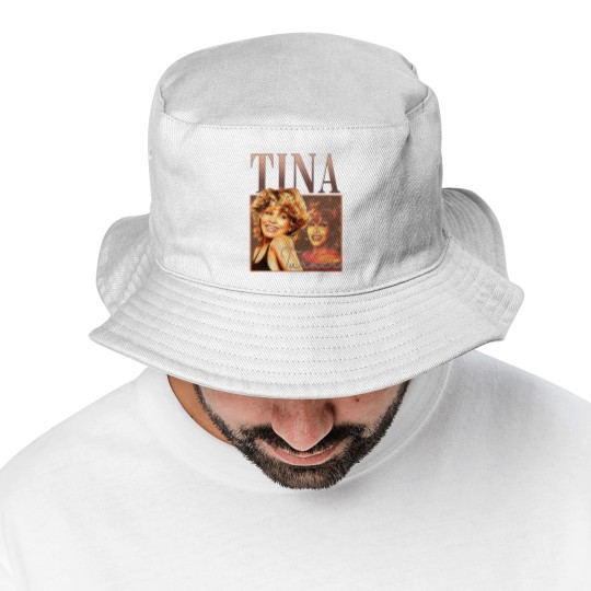 Discover Tina Turner Bucket Hats Vintage Singer Retro Tina Turner Bucket Hats Tina Turner