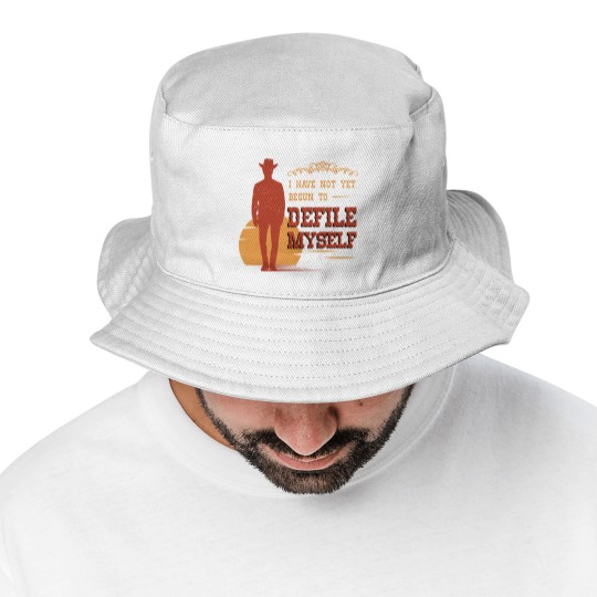 Discover western, western bear, doc holiday Bucket Hats