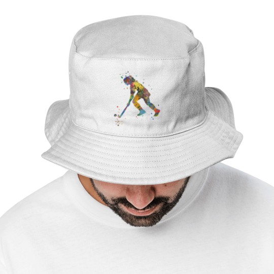 Discover Field hockey girl Bucket Hats