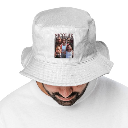Discover Nicolas Cage Vintage Unisex Bucket Hats, Vintage Nicolas Cage Bucket Hats