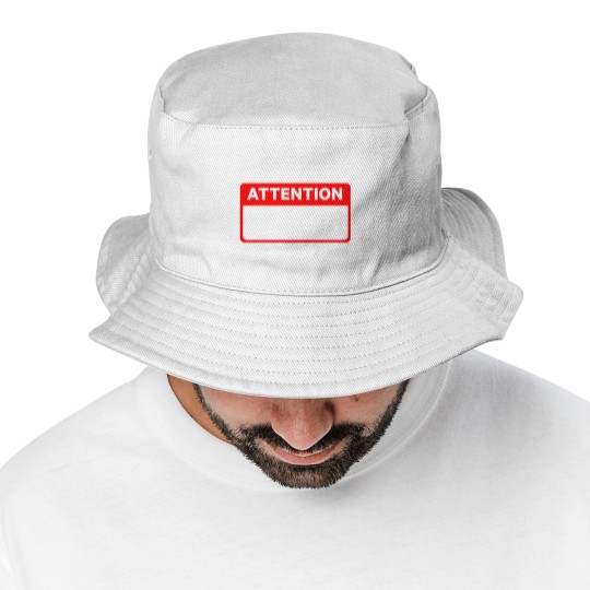 Discover Attention Thank You For Your Attention Bucket Hats
