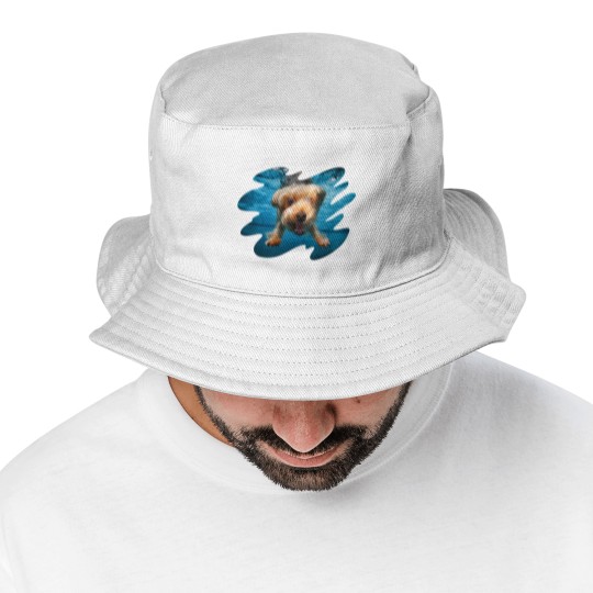 Discover Underwater Dogs Brady by Seth Casteel Bucket Hats