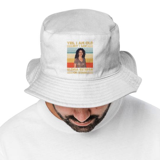 Discover Retro Yes I'm Old But I Saw Gloria Pop Estefan On Stage Essential Bucket Hats