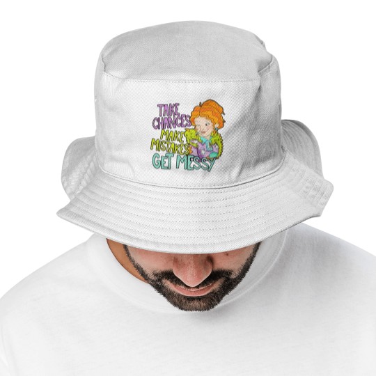 Discover Take Chances Make Mistakes Get Messy Bucket Hats, Miss Frizzle Bucket Hats, Magic School Bus
