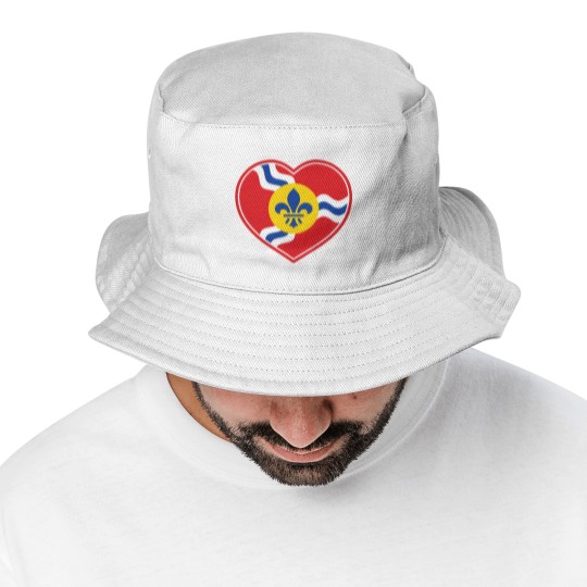 Discover I Heart Saint Louis - St Louis - Bucket Hats