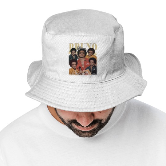 Discover Bruno Mars Music Bucket Hats, Bruno Mars Music Pop Bucket Hats, Bruno Mars Concert 2023 Bucket Hats