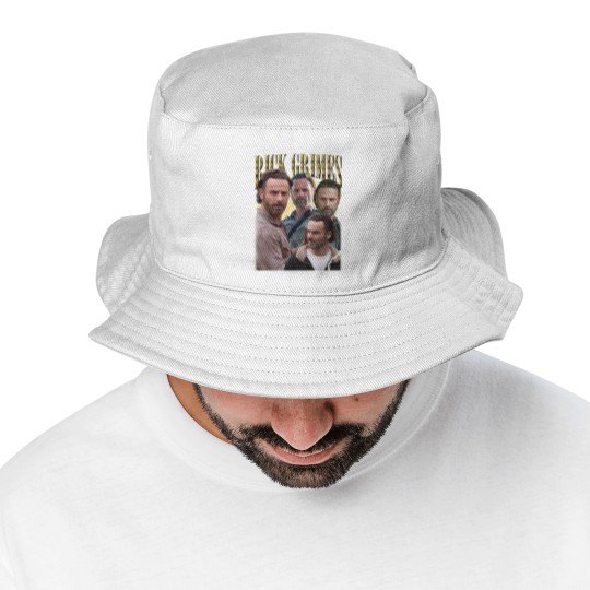 Discover Rick Grimes Vintage Bucket Hats, Gift For Women and Man Unisex Bucket Hats