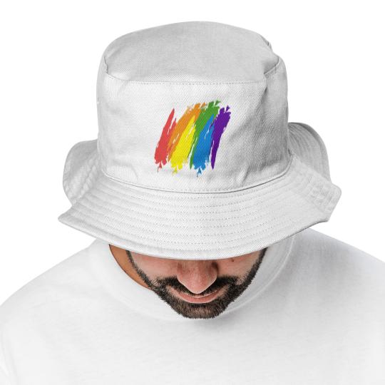 Discover Abstract colorful rainbow LGBTQ Bucket Hats
