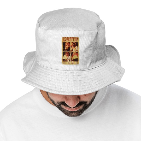Discover Unisex AOP Cut & Sew Bucket Hats, LE.D ZE.PP.ELIN