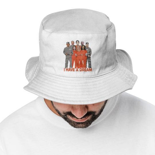 Discover Funny I Have a Dream Biden Obama Clinton Democratic Manacle Unisex Bucket Hats