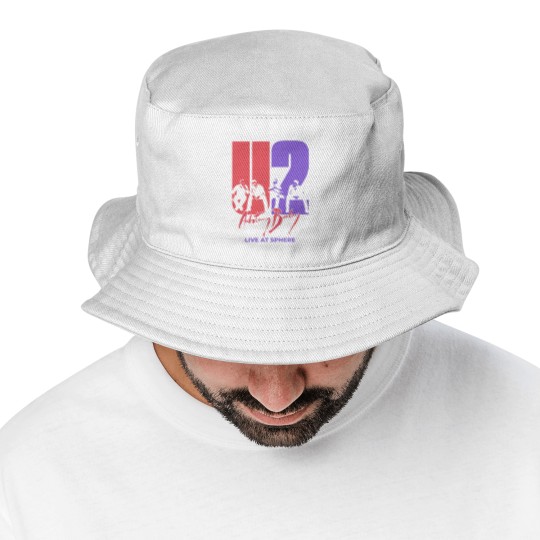 Discover Las Vegas U2 Ultraviolet Sphere 2023, U2 Graphic music Bucket Hats