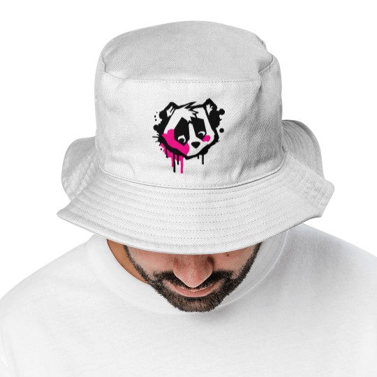 Discover Bear Head in graffiti style Bucket Hats