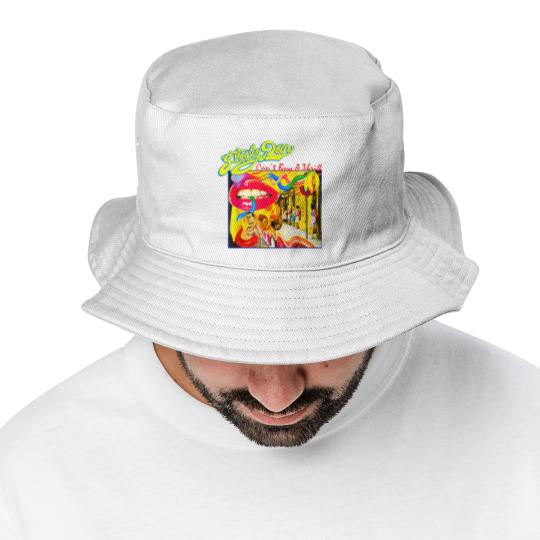 Discover Retro Steely Distressed Arts Dan Rock Music For Fan Bucket Hats