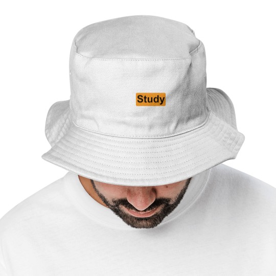 Discover Bible Study Hub Logo Funny Sarcastic Adult Humor Bucket Hats