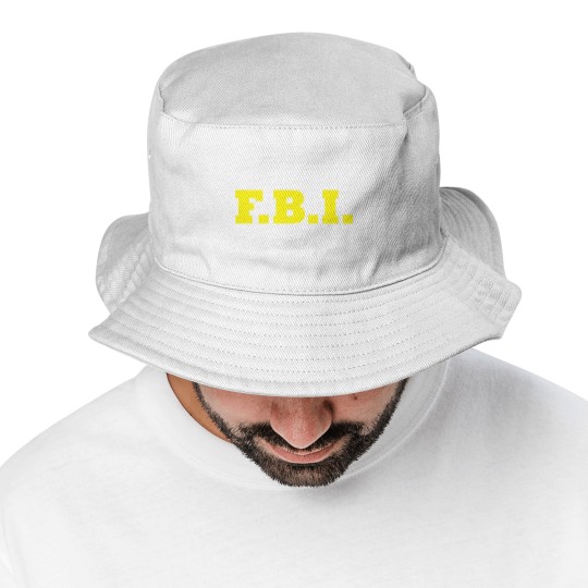 Discover Female Body Inspector Bucket Hats FBI boys costume carnival logo